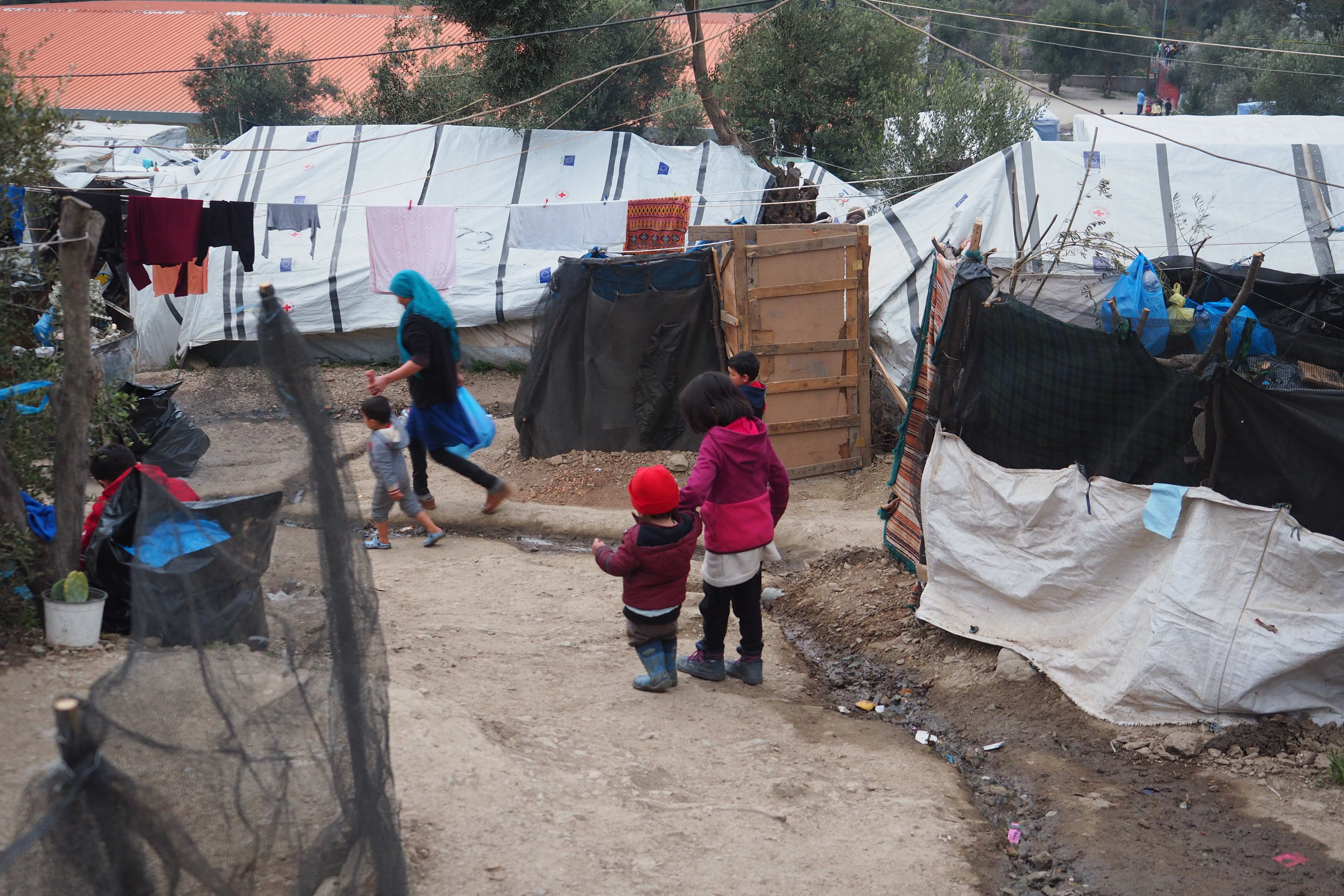 Kinder in Camps auf Griechenland, WAZ-Spendenaktion in Lesbos WAZ-Reise