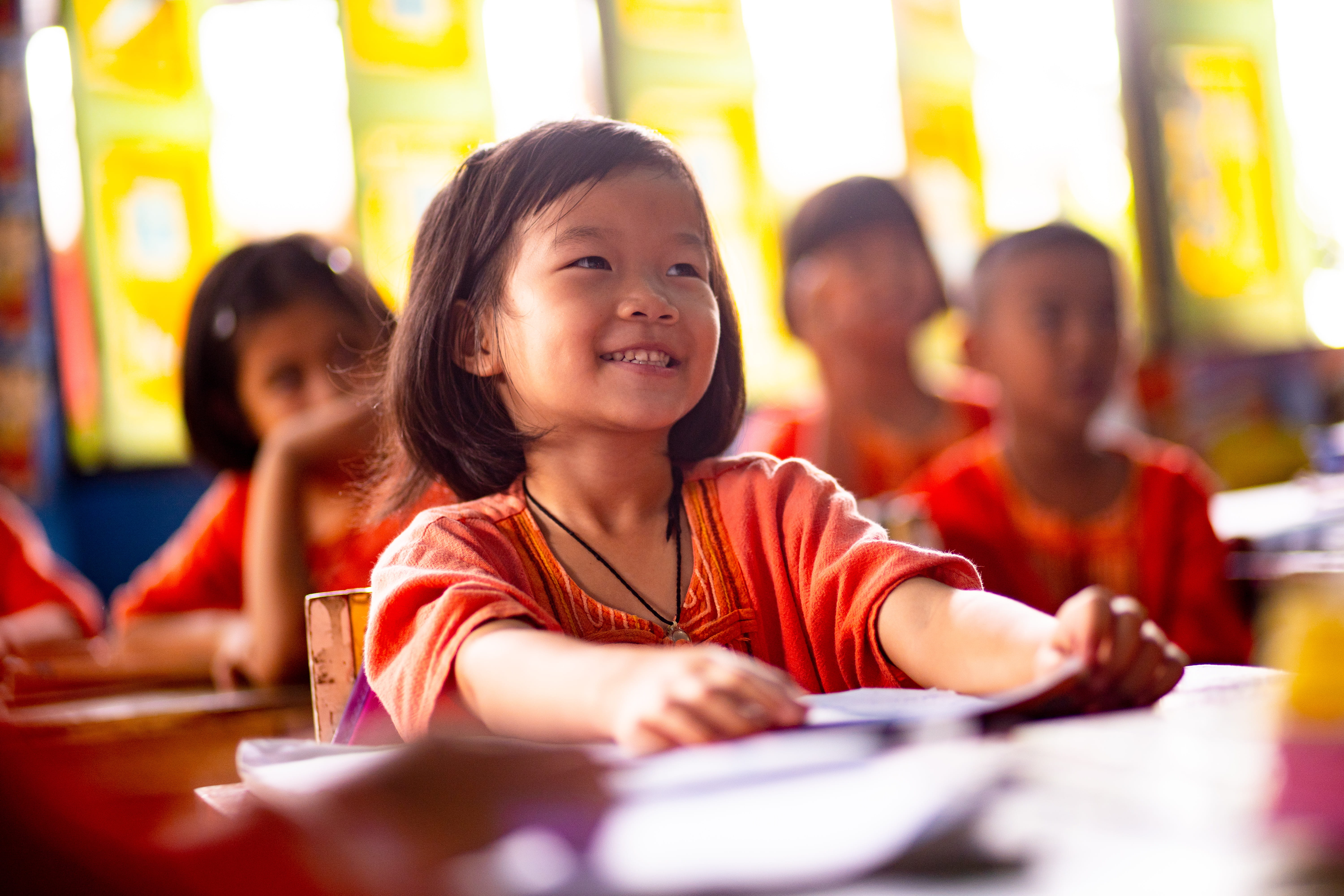 Ein Mädchen aus Thailand lacht. (Quelle Jakob Studnar) Ein Mädchen aus Thailand lacht. (Quelle Jakob Studnar)