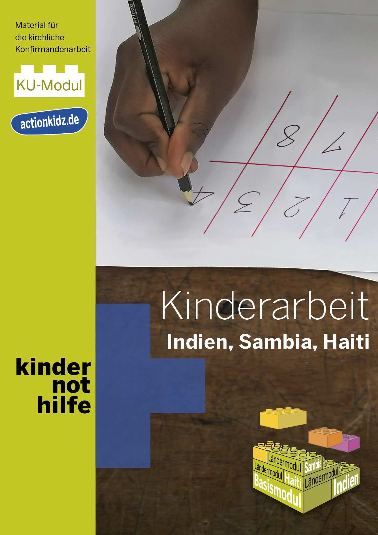 Cover des Action!Kidz-Moduls für den kirchlichen Unterricht (Quelle: Kindernothilfe)
