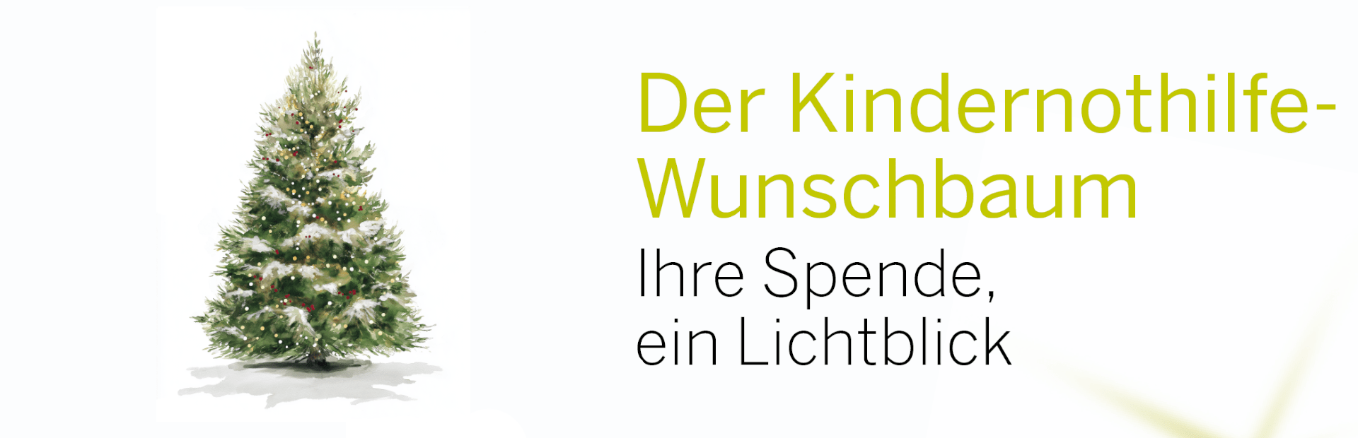 Grafik: Kindernothilfe Wunschbaum Grafik: Kindernothilfe Wunschbaum