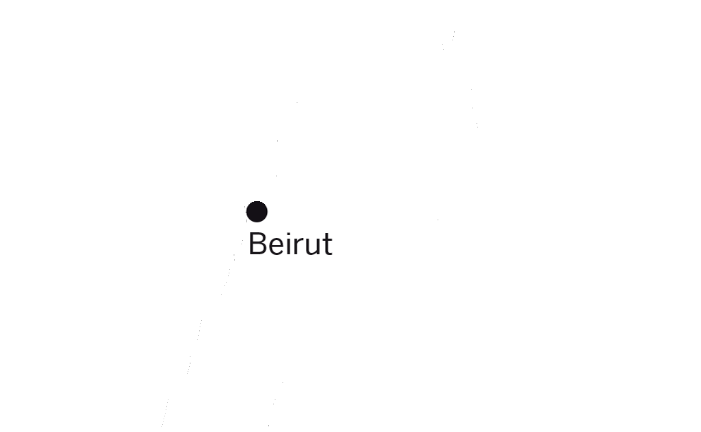 Landkarte von Libanon (Quelle: Ralf Krämer)