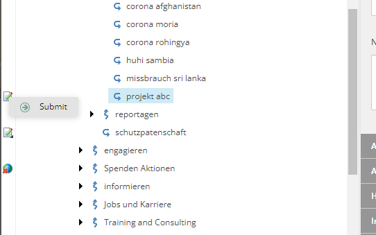 Screenshot Erstellung Redirect Screenshot Erstellung Redirect